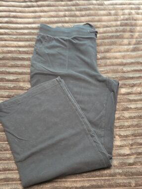 L.L. Bean Women's Navy Wide Leg Sweatpants